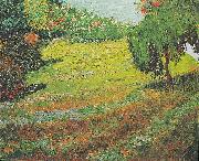 Vincent Van Gogh Garten mit Trauerweide oil